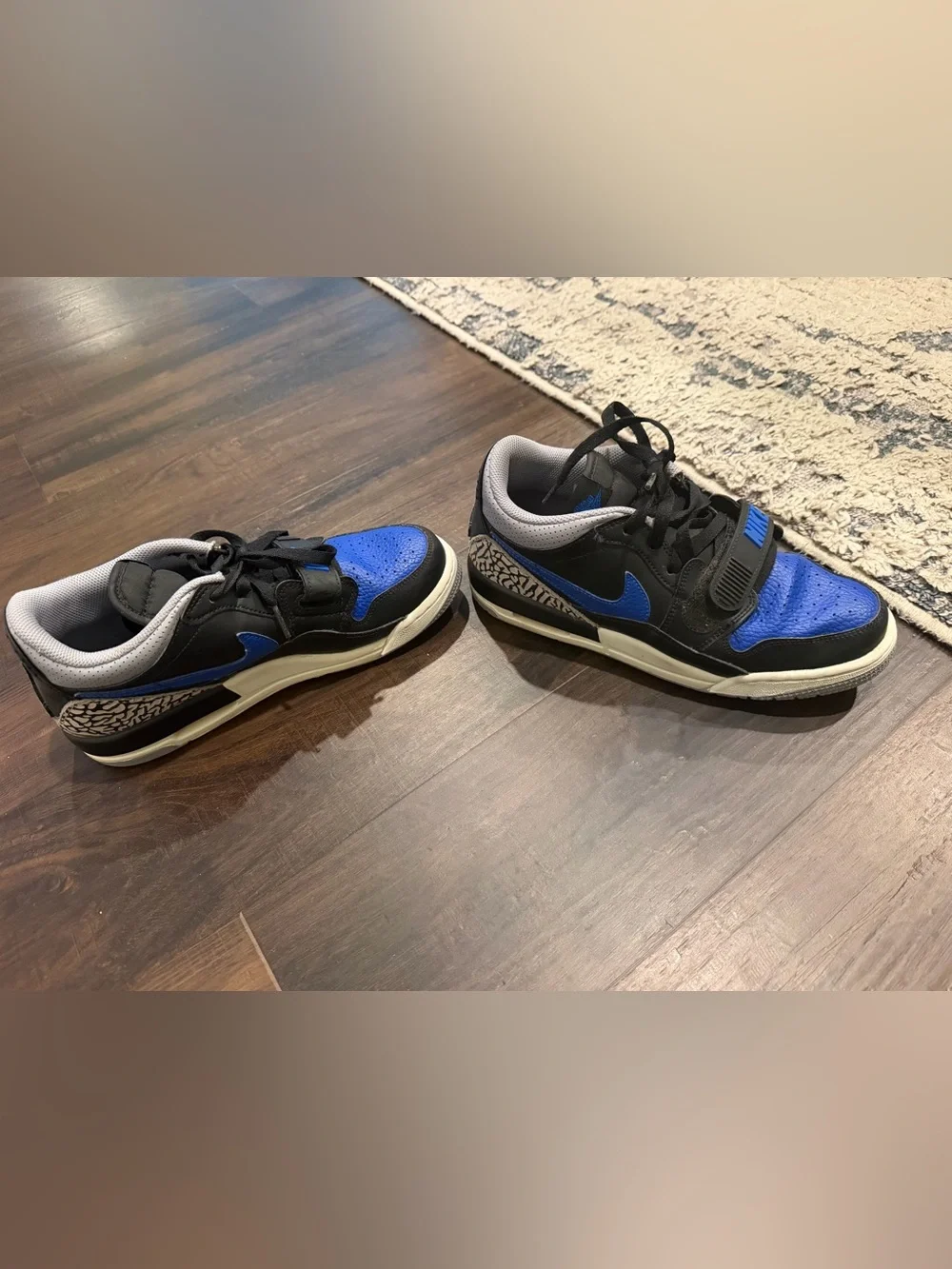 Jordan Legacy 312 Low Game Royal Black Blue CD9054-041 Men’s Size 7
